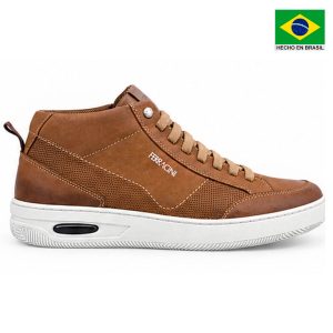 Ferracini Botín Casual de Cuero Hombre, New Blady 2632A, Hecho en Brasil